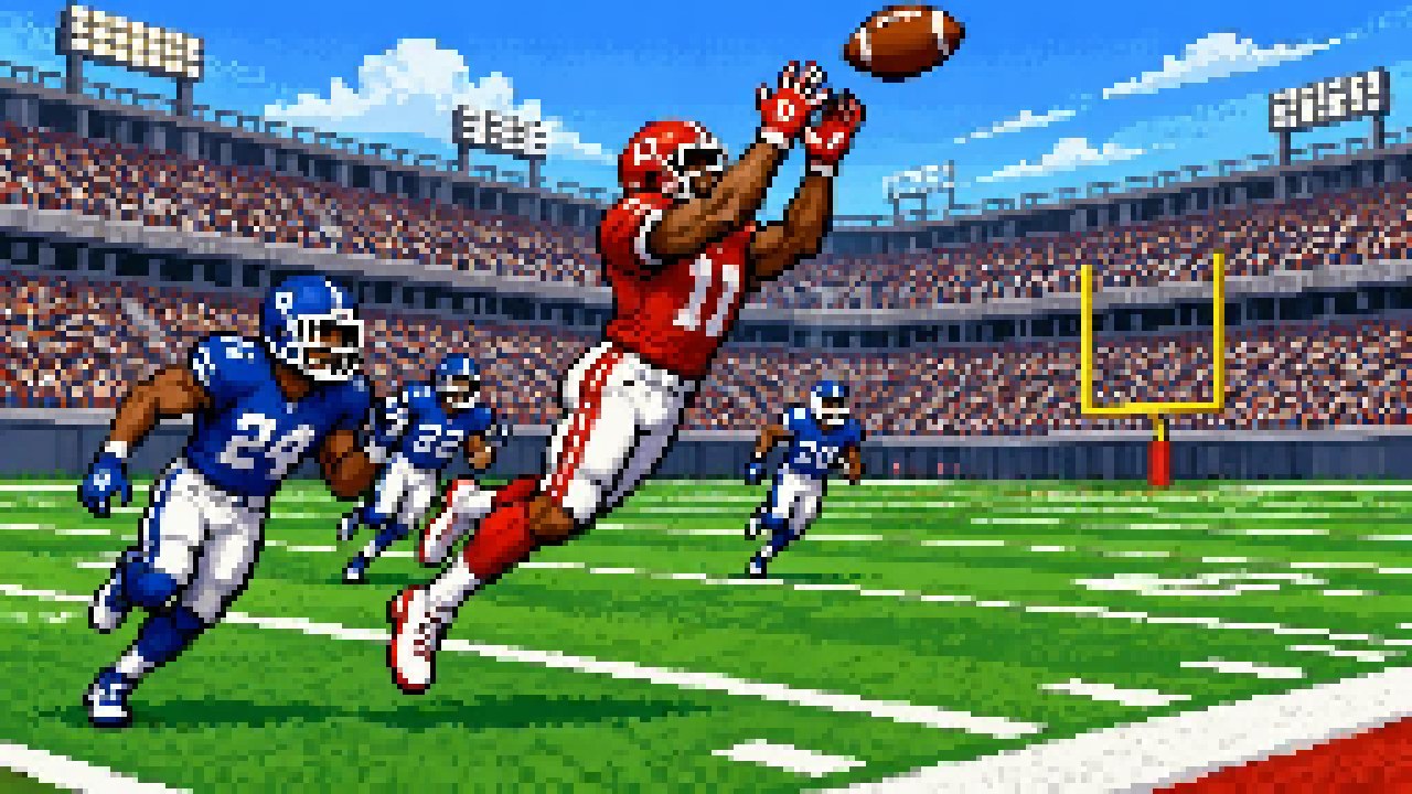 Gridiron Rush — Catch, dodge and kick your way down the field