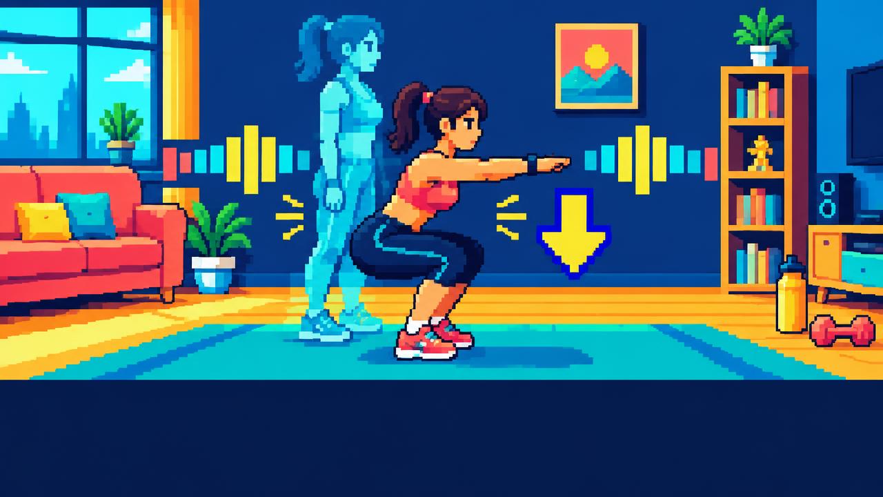 Sally Up Sally Down — Squat on the call and survive the long holds