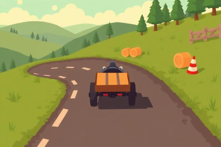 Soapbox Derby — Steer a gravity racer with a real wheel grip